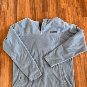 Columbia Blue Striped Long Sleeve Pullover